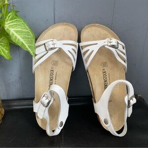 Pre-owned Birkenstock Bali Women's White Sandals 39/8 Women’s